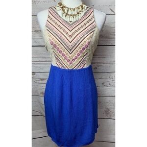 NWOT Flying Tomato Embroidered Lace Dress Large